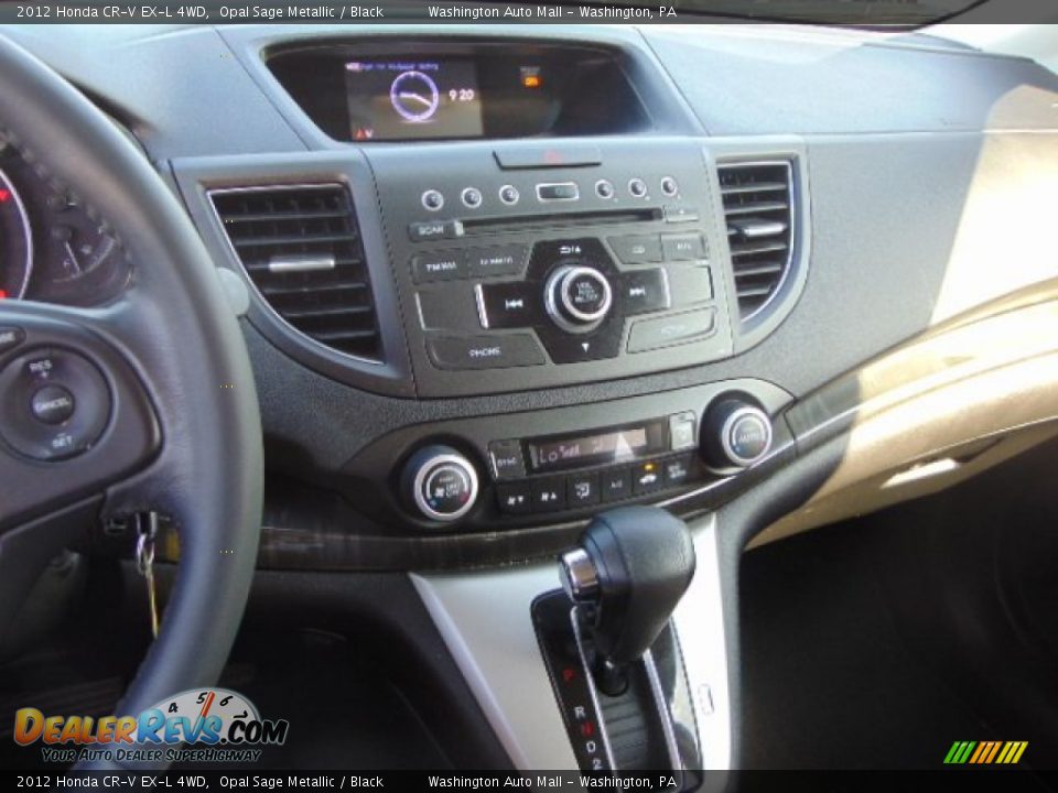 2012 Honda CR-V EX-L 4WD Opal Sage Metallic / Black Photo #14