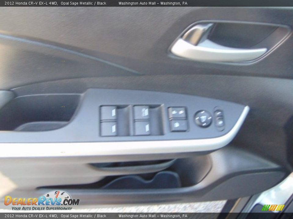 2012 Honda CR-V EX-L 4WD Opal Sage Metallic / Black Photo #16