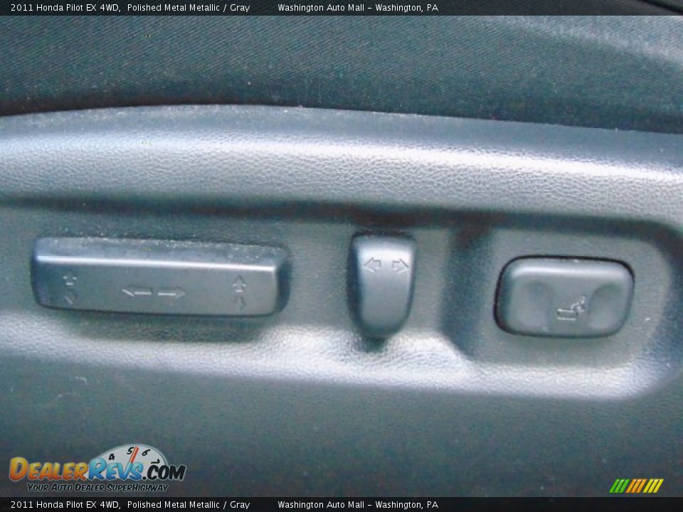 2011 Honda Pilot EX 4WD Polished Metal Metallic / Gray Photo #11