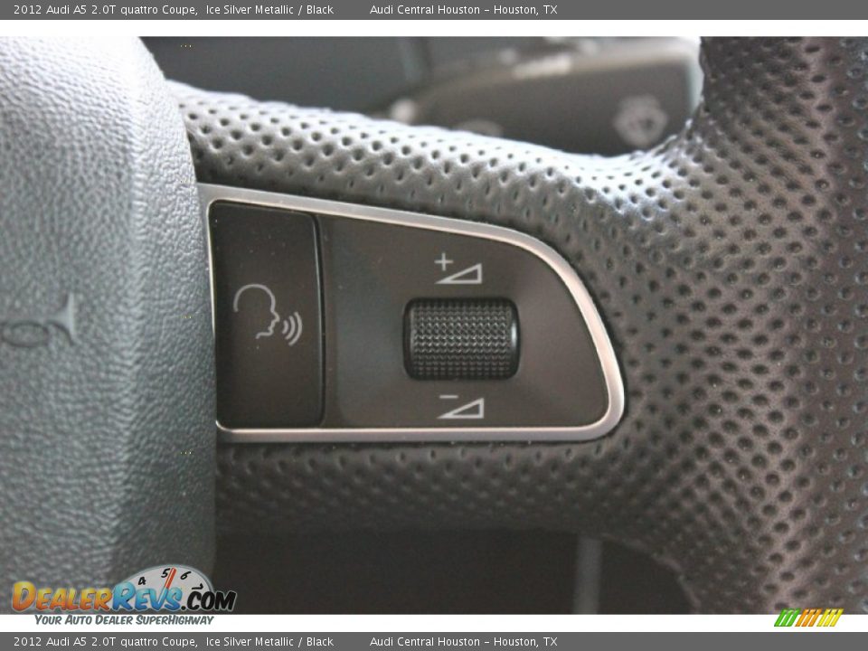 2012 Audi A5 2.0T quattro Coupe Ice Silver Metallic / Black Photo #22