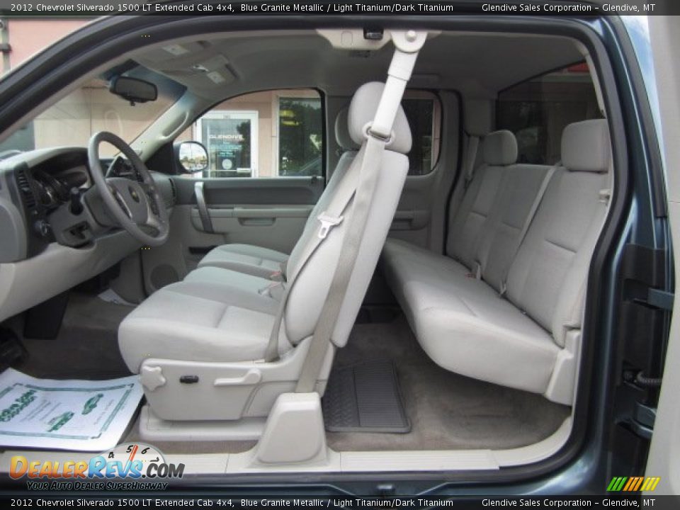 2012 Chevrolet Silverado 1500 LT Extended Cab 4x4 Blue Granite Metallic / Light Titanium/Dark Titanium Photo #5