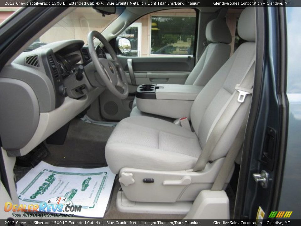 2012 Chevrolet Silverado 1500 LT Extended Cab 4x4 Blue Granite Metallic / Light Titanium/Dark Titanium Photo #6