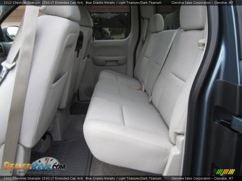 2012 Chevrolet Silverado 1500 LT Extended Cab 4x4 Blue Granite Metallic / Light Titanium/Dark Titanium Photo #7