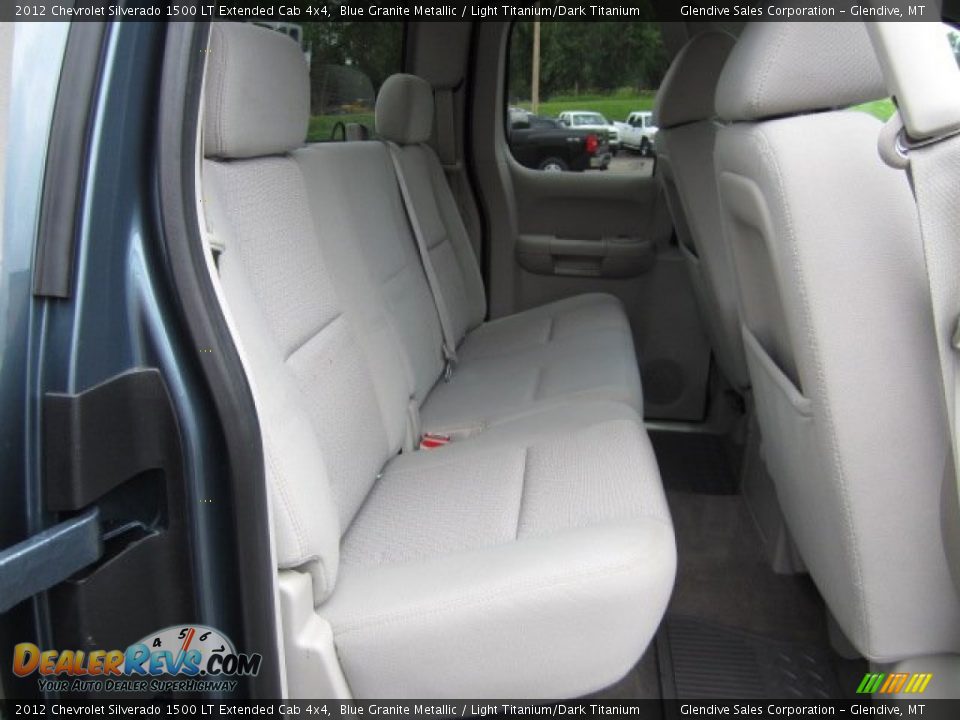 2012 Chevrolet Silverado 1500 LT Extended Cab 4x4 Blue Granite Metallic / Light Titanium/Dark Titanium Photo #14