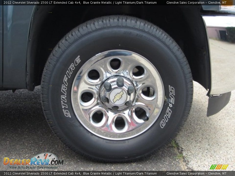 2012 Chevrolet Silverado 1500 LT Extended Cab 4x4 Blue Granite Metallic / Light Titanium/Dark Titanium Photo #20