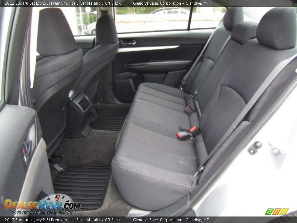 2012 Subaru Legacy 2.5i Premium Ice Silver Metallic / Off Black Photo #6