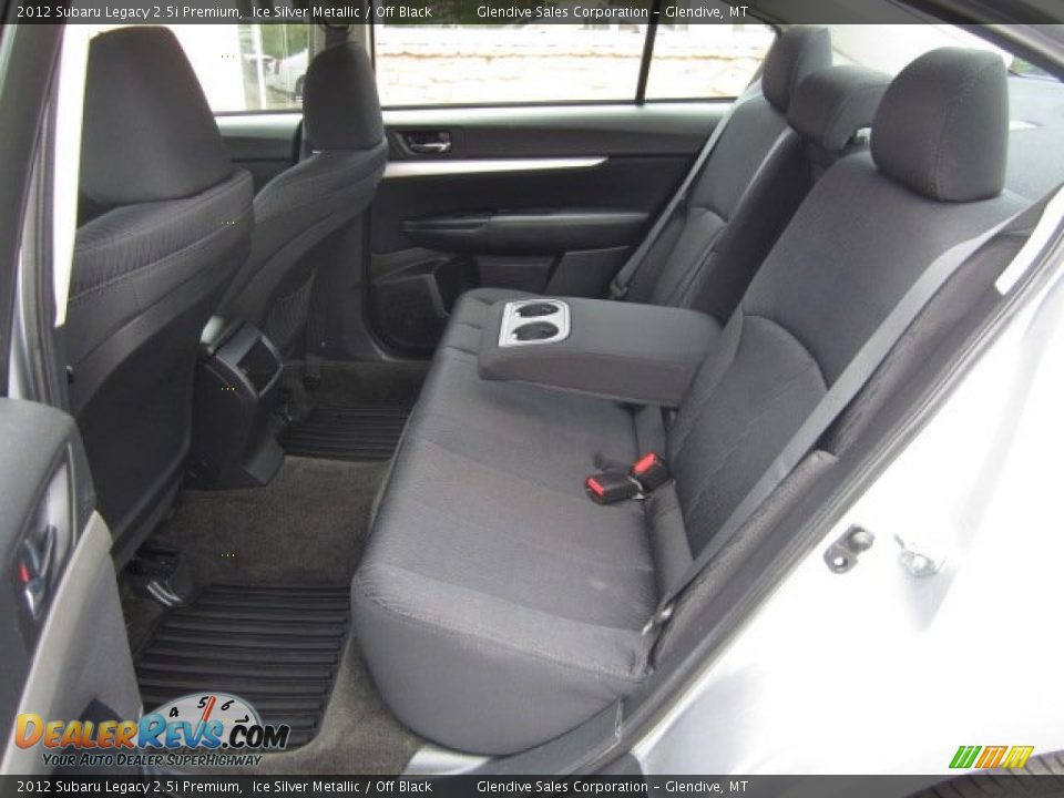 2012 Subaru Legacy 2.5i Premium Ice Silver Metallic / Off Black Photo #7