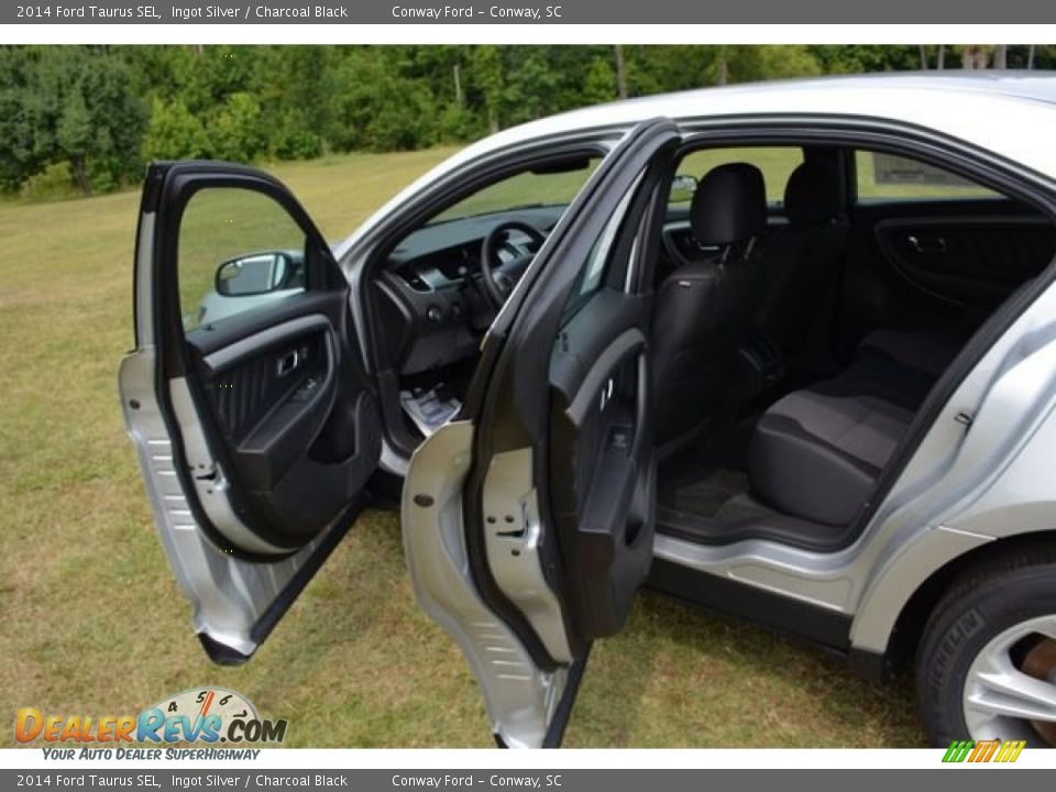 2014 Ford Taurus SEL Ingot Silver / Charcoal Black Photo #10
