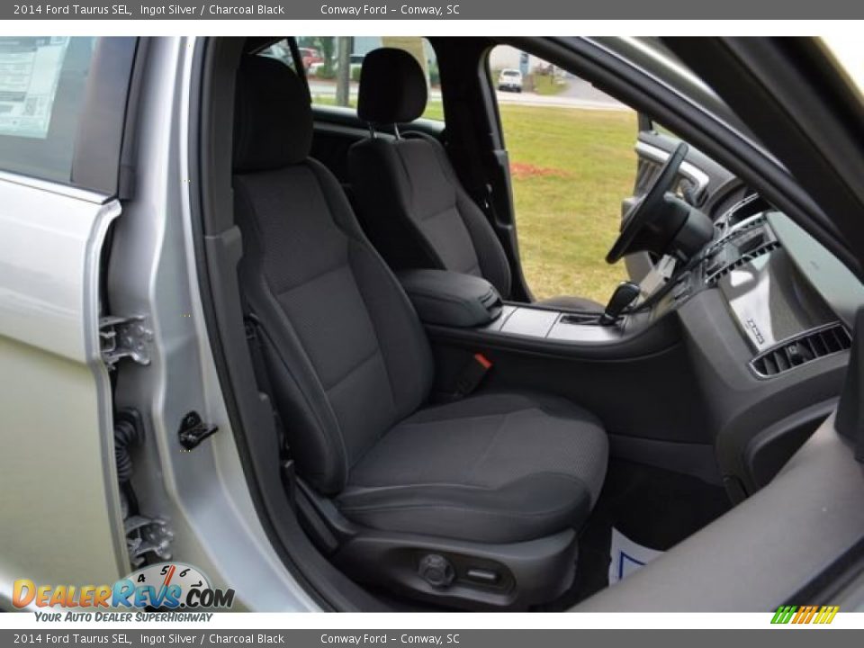 2014 Ford Taurus SEL Ingot Silver / Charcoal Black Photo #16