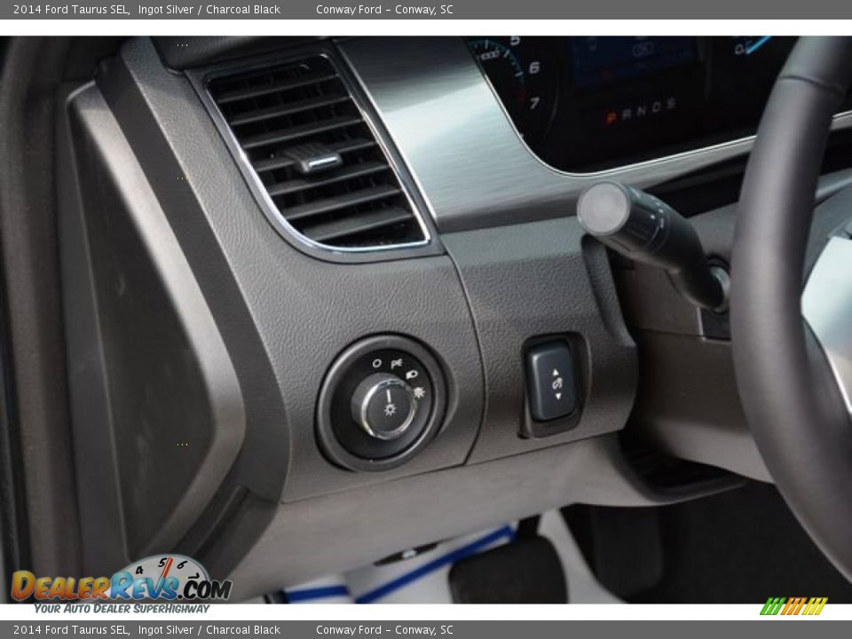 2014 Ford Taurus SEL Ingot Silver / Charcoal Black Photo #21