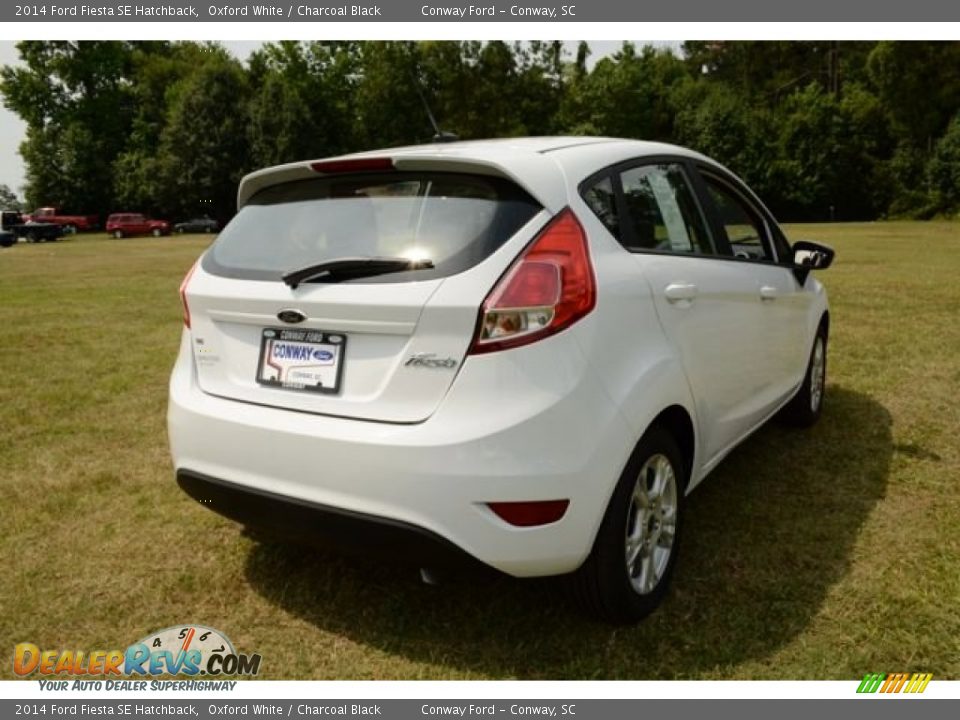 2014 Ford Fiesta SE Hatchback Oxford White / Charcoal Black Photo #5