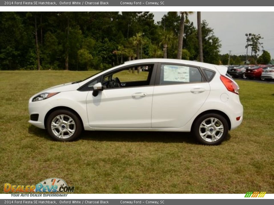 2014 Ford Fiesta SE Hatchback Oxford White / Charcoal Black Photo #8