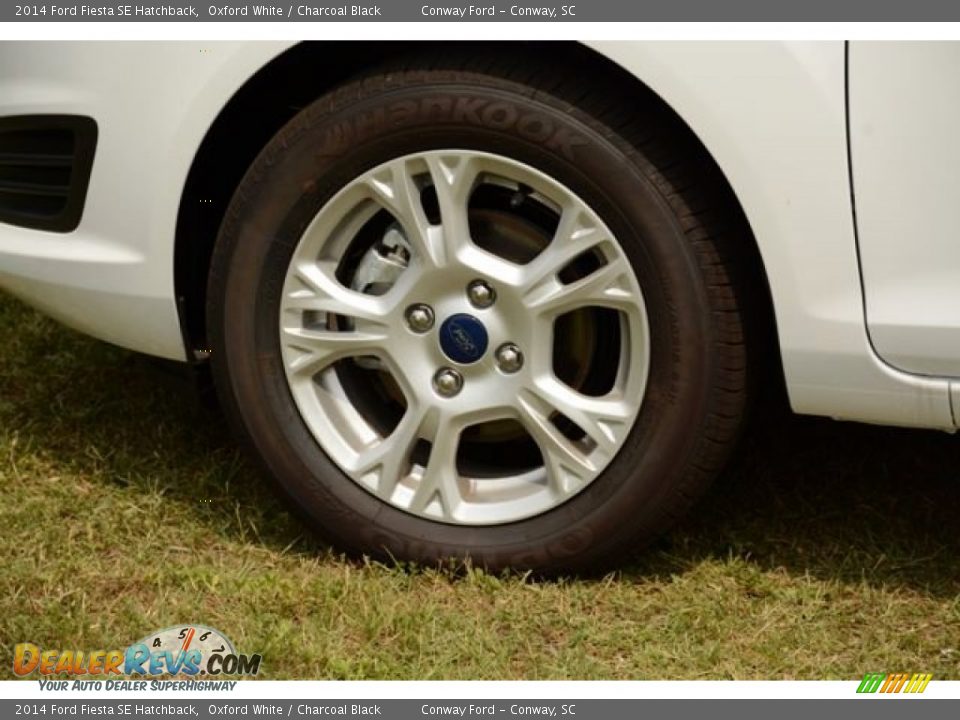 2014 Ford Fiesta SE Hatchback Oxford White / Charcoal Black Photo #9