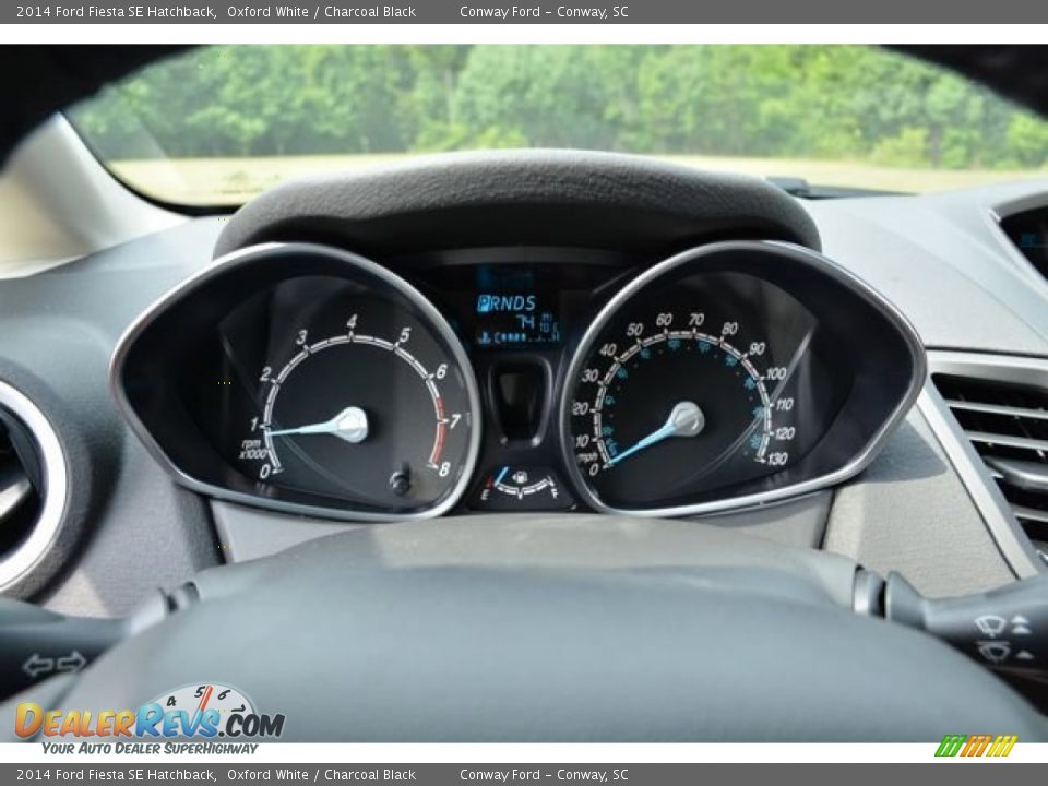 2014 Ford Fiesta SE Hatchback Oxford White / Charcoal Black Photo #21