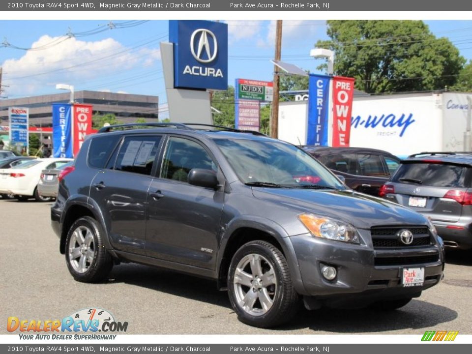 2010 Toyota RAV4 Sport 4WD Magnetic Gray Metallic / Dark Charcoal Photo #1