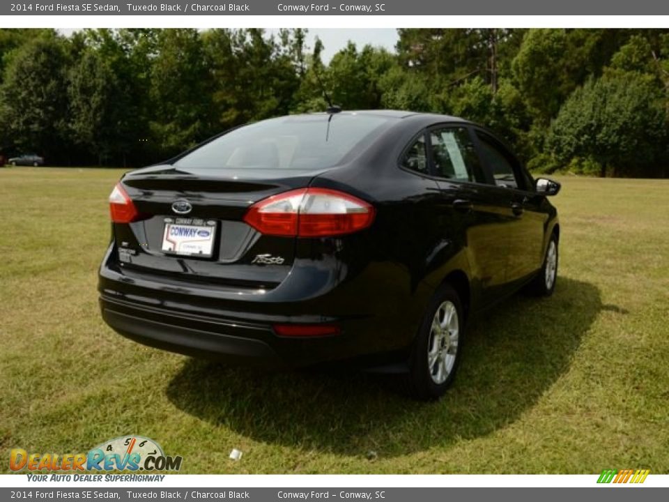 2014 Ford Fiesta SE Sedan Tuxedo Black / Charcoal Black Photo #5
