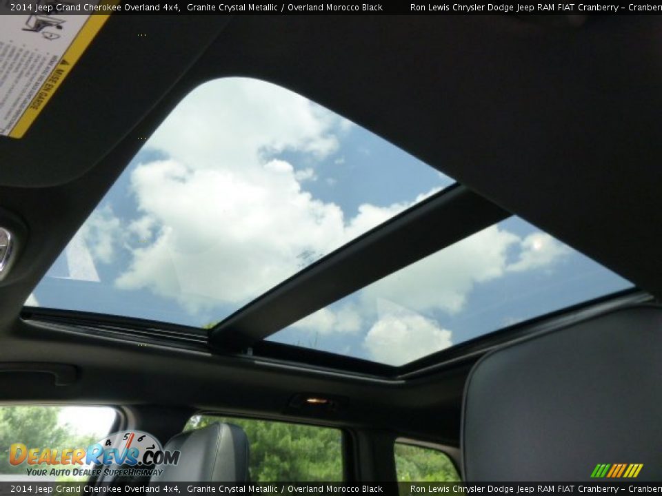 2014 Jeep Grand Cherokee Overland 4x4 Granite Crystal Metallic / Overland Morocco Black Photo #13
