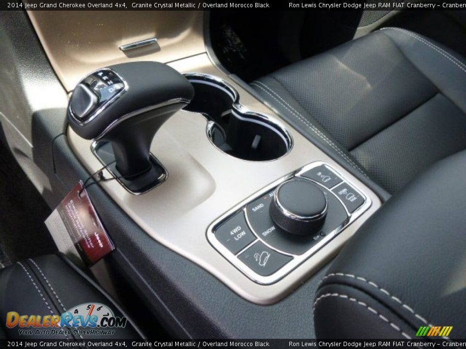 2014 Jeep Grand Cherokee Overland 4x4 Granite Crystal Metallic / Overland Morocco Black Photo #16