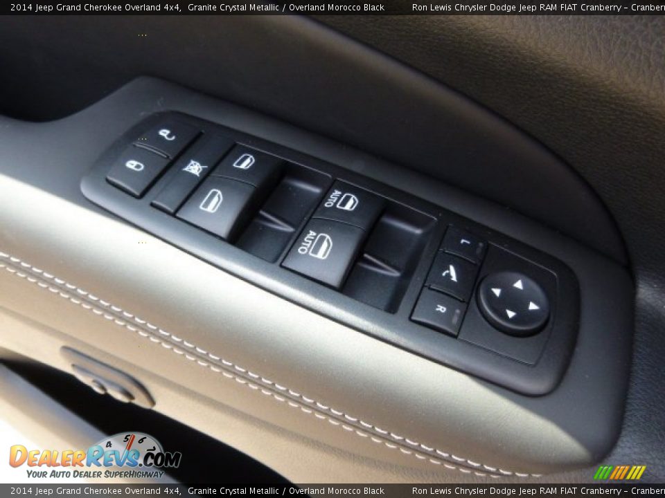 2014 Jeep Grand Cherokee Overland 4x4 Granite Crystal Metallic / Overland Morocco Black Photo #18