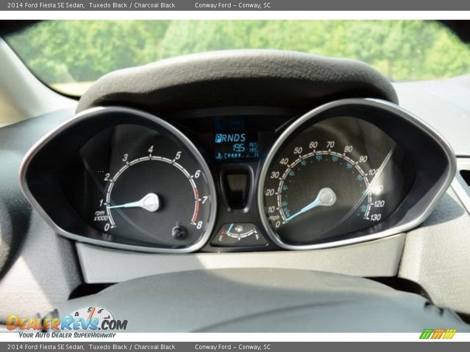 2014 Ford Fiesta SE Sedan Tuxedo Black / Charcoal Black Photo #21