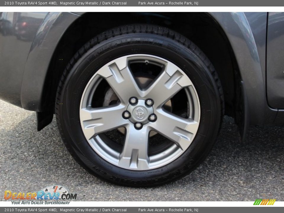 2010 Toyota RAV4 Sport 4WD Magnetic Gray Metallic / Dark Charcoal Photo #30