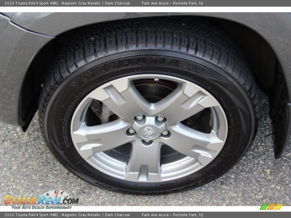 2010 Toyota RAV4 Sport 4WD Magnetic Gray Metallic / Dark Charcoal Photo #31