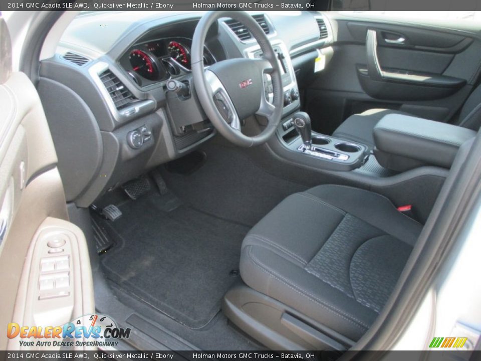 2014 GMC Acadia SLE AWD Quicksilver Metallic / Ebony Photo #5