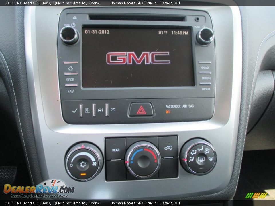 2014 GMC Acadia SLE AWD Quicksilver Metallic / Ebony Photo #6