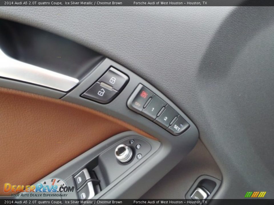 2014 Audi A5 2.0T quattro Coupe Ice Silver Metallic / Chestnut Brown Photo #11