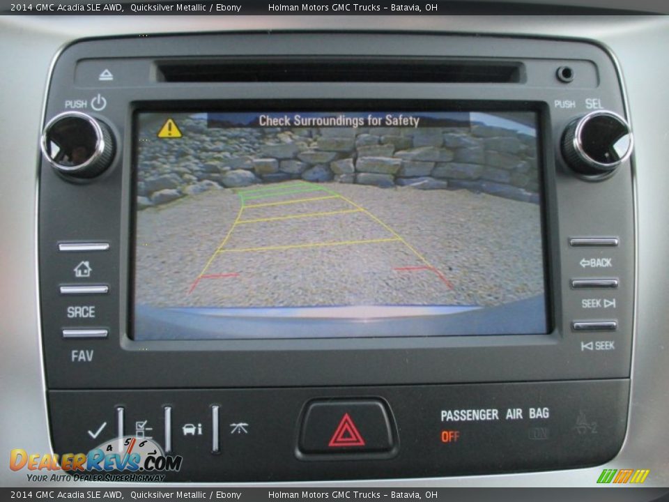 2014 GMC Acadia SLE AWD Quicksilver Metallic / Ebony Photo #9