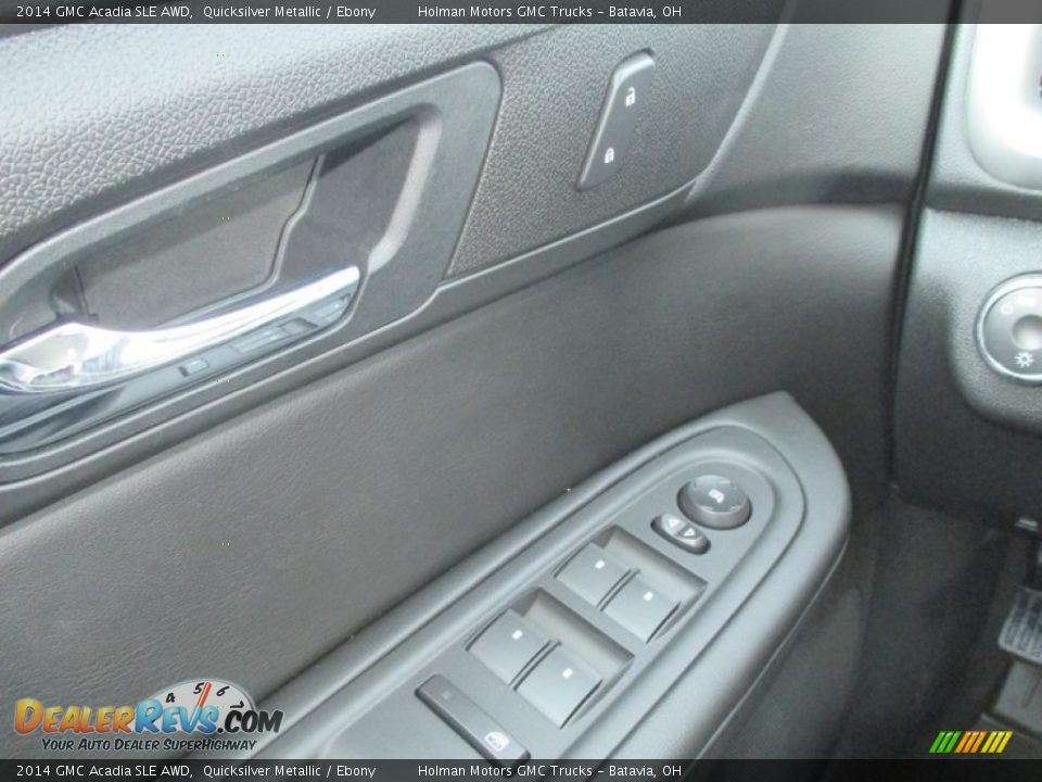 2014 GMC Acadia SLE AWD Quicksilver Metallic / Ebony Photo #16