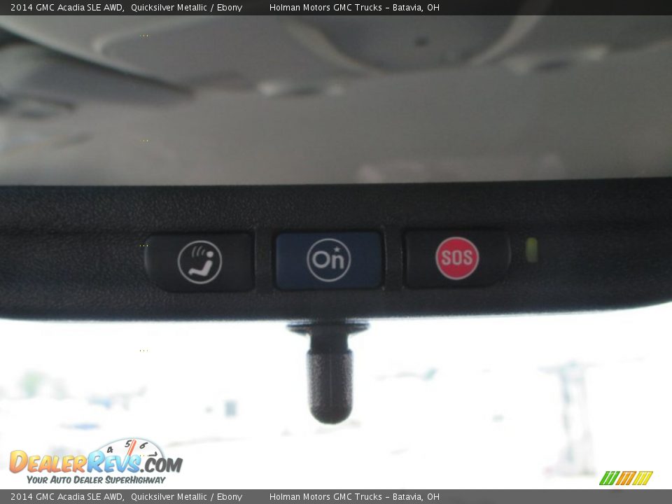 2014 GMC Acadia SLE AWD Quicksilver Metallic / Ebony Photo #18