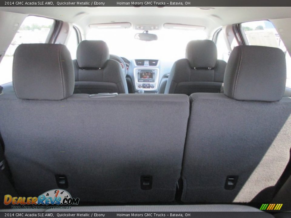 2014 GMC Acadia SLE AWD Quicksilver Metallic / Ebony Photo #24
