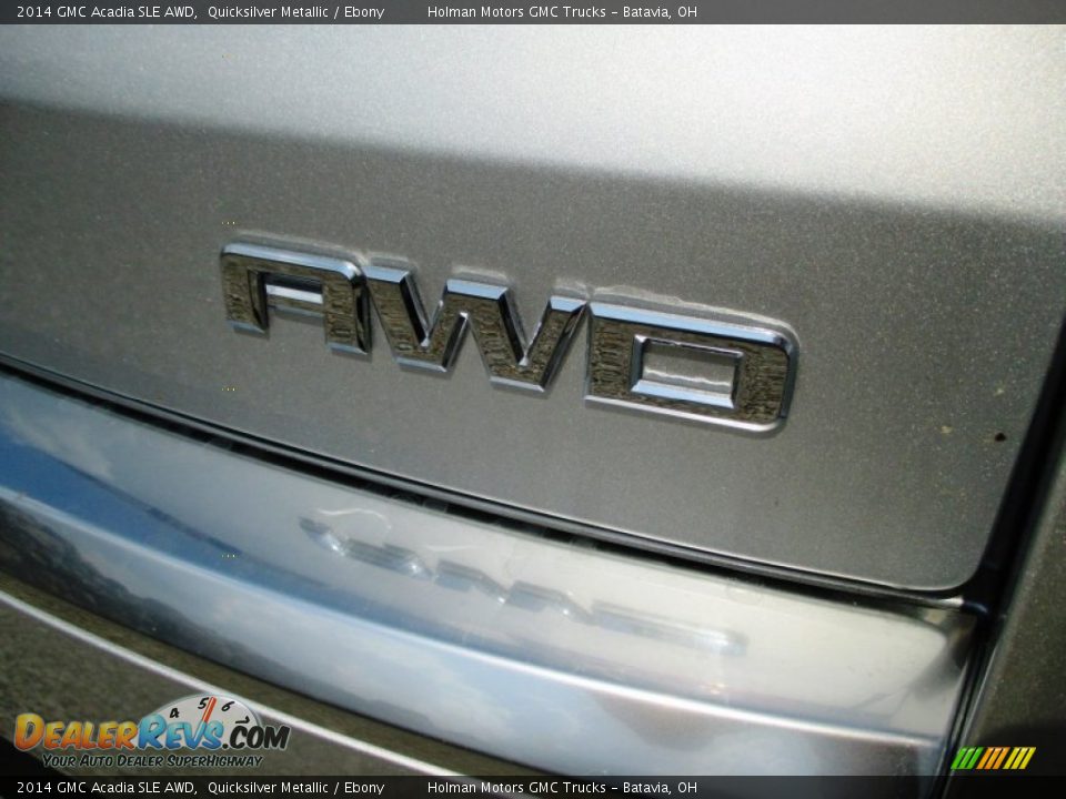 2014 GMC Acadia SLE AWD Quicksilver Metallic / Ebony Photo #27