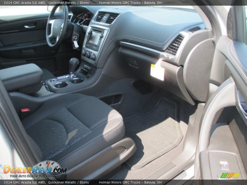 2014 GMC Acadia SLE AWD Quicksilver Metallic / Ebony Photo #29