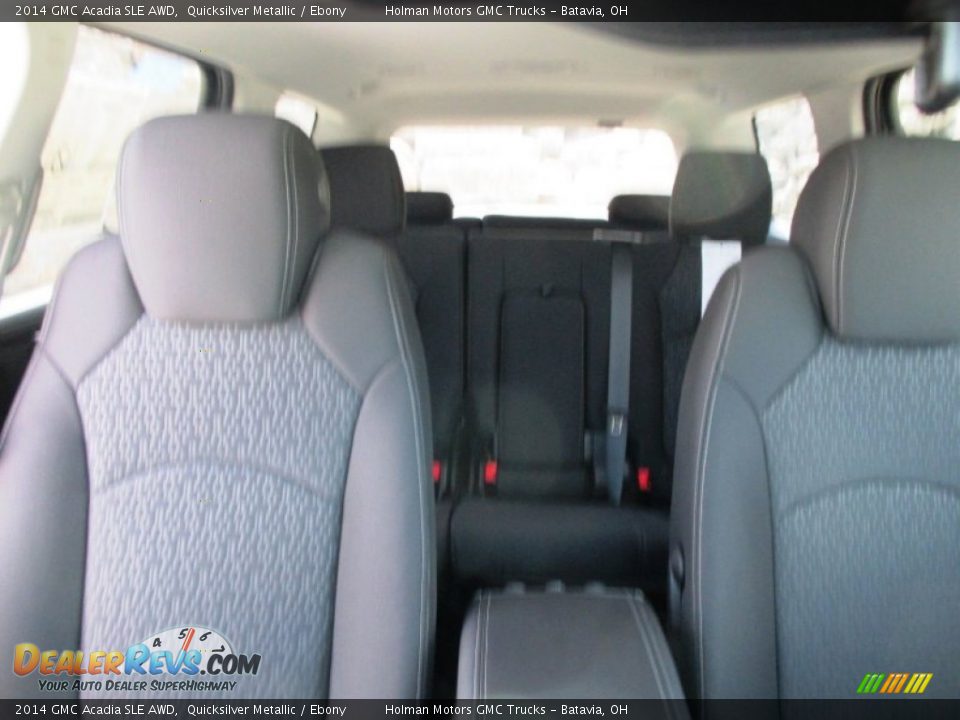 2014 GMC Acadia SLE AWD Quicksilver Metallic / Ebony Photo #30