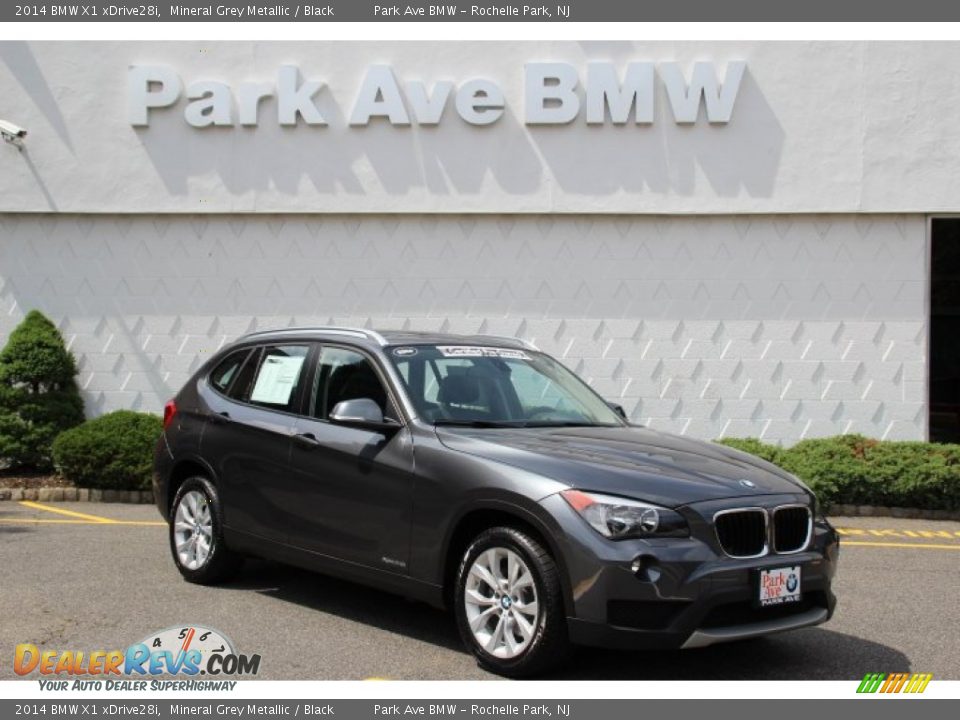 2014 BMW X1 xDrive28i Mineral Grey Metallic / Black Photo #1
