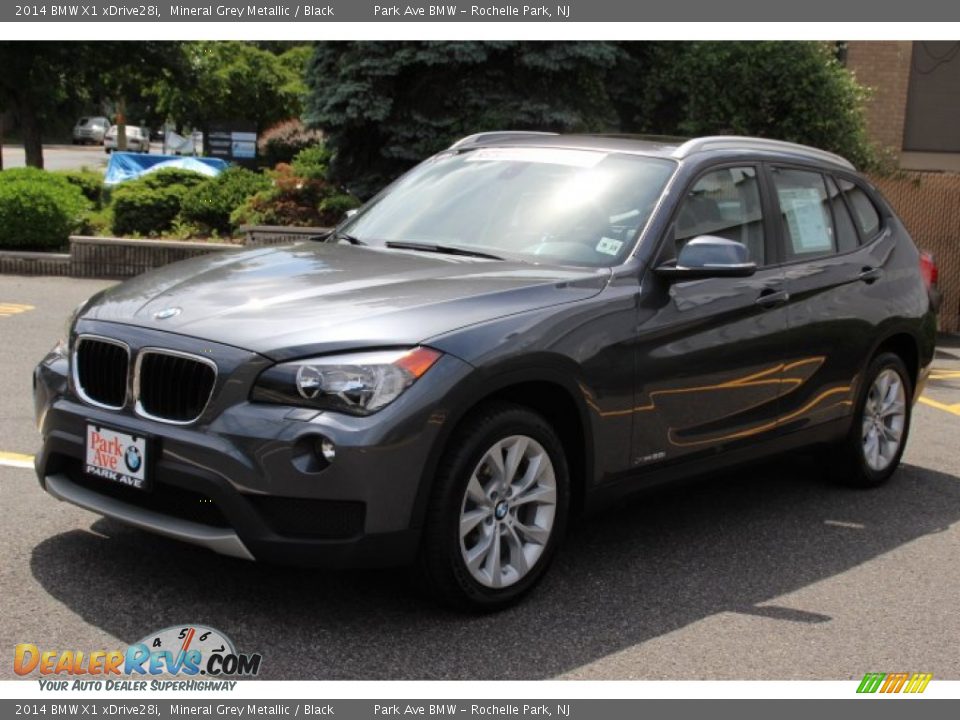 2014 BMW X1 xDrive28i Mineral Grey Metallic / Black Photo #7