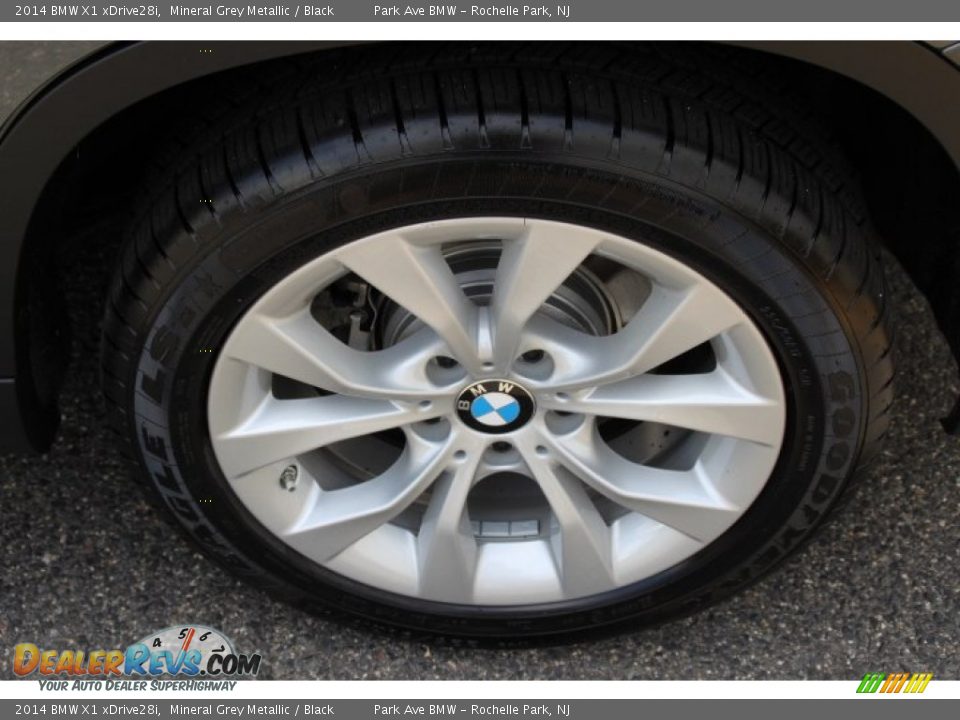 2014 BMW X1 xDrive28i Mineral Grey Metallic / Black Photo #32