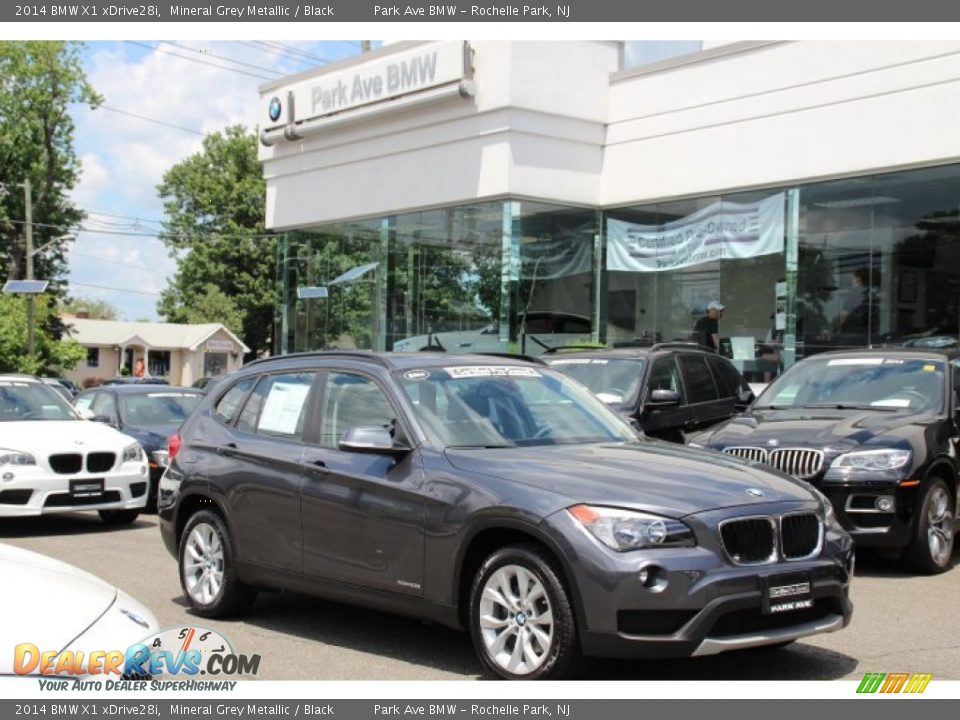 2014 BMW X1 xDrive28i Mineral Grey Metallic / Black Photo #1
