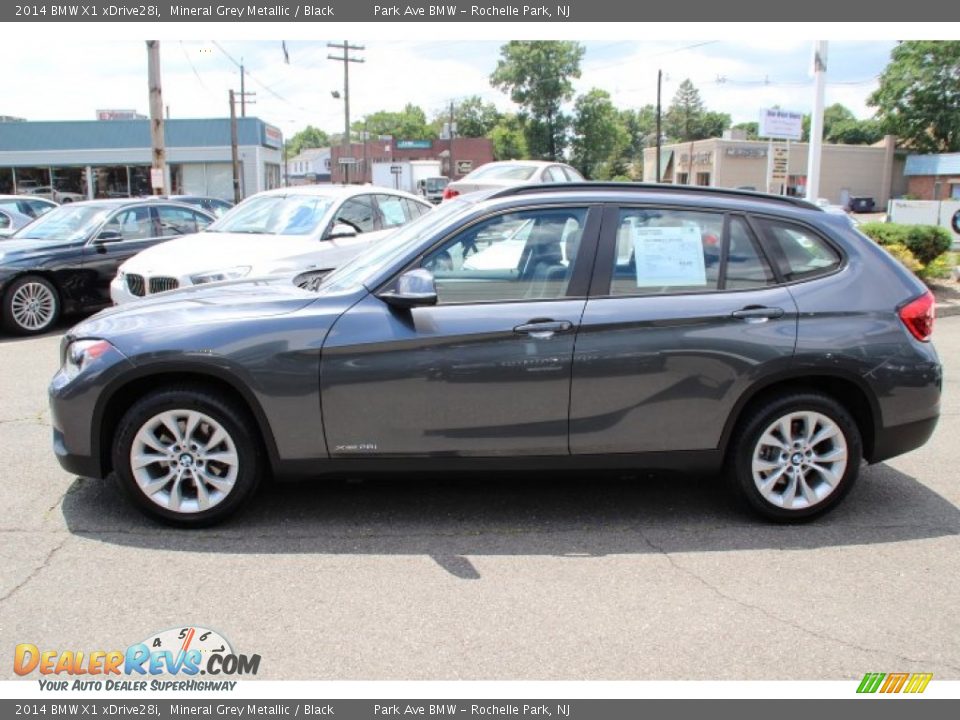 2014 BMW X1 xDrive28i Mineral Grey Metallic / Black Photo #6