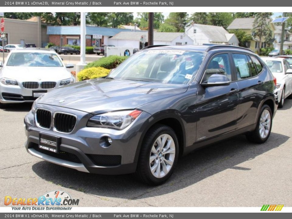 2014 BMW X1 xDrive28i Mineral Grey Metallic / Black Photo #7