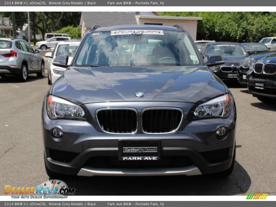 2014 BMW X1 xDrive28i Mineral Grey Metallic / Black Photo #8