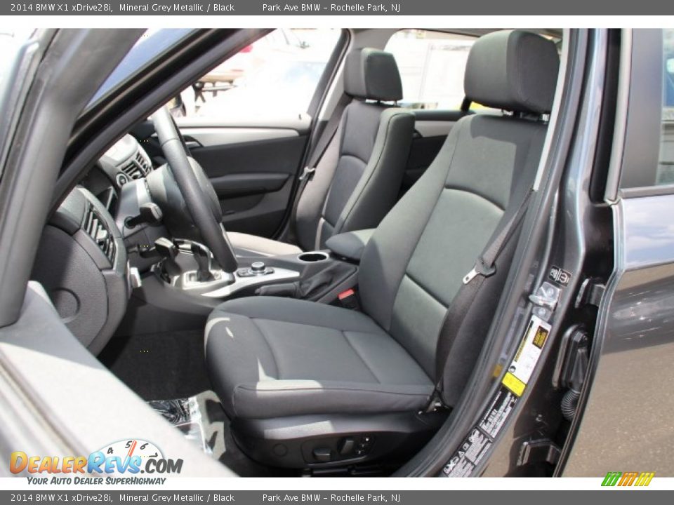 2014 BMW X1 xDrive28i Mineral Grey Metallic / Black Photo #12