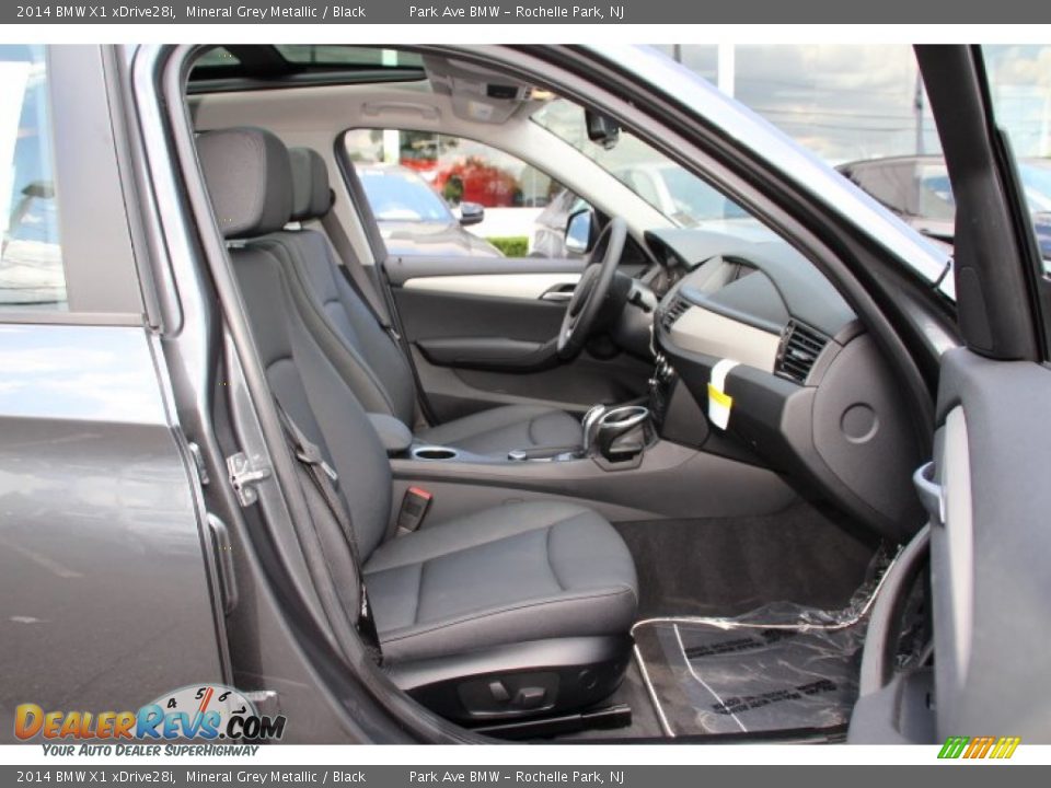 2014 BMW X1 xDrive28i Mineral Grey Metallic / Black Photo #27