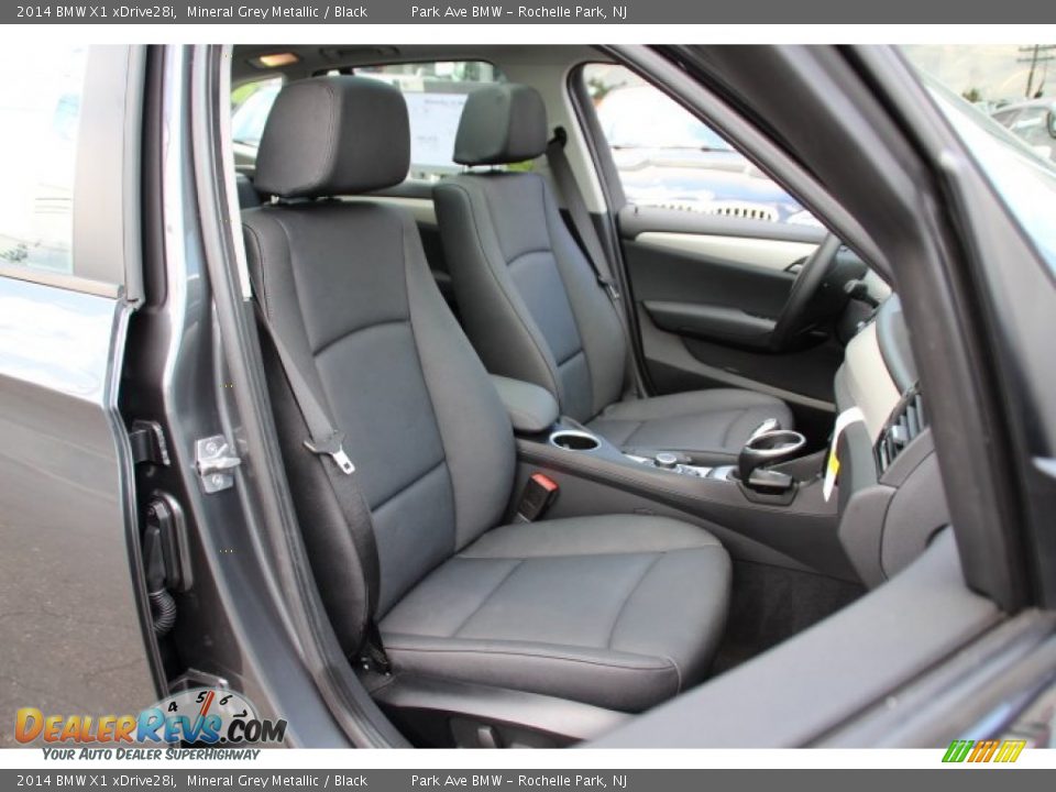 2014 BMW X1 xDrive28i Mineral Grey Metallic / Black Photo #28