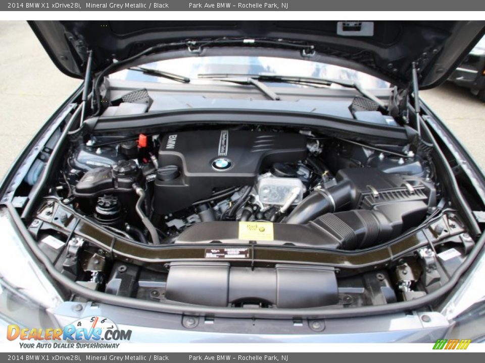 2014 BMW X1 xDrive28i Mineral Grey Metallic / Black Photo #29