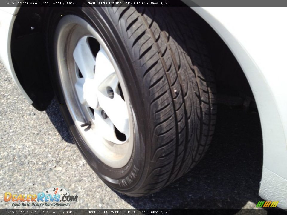 1986 Porsche 944 Turbo White / Black Photo #4