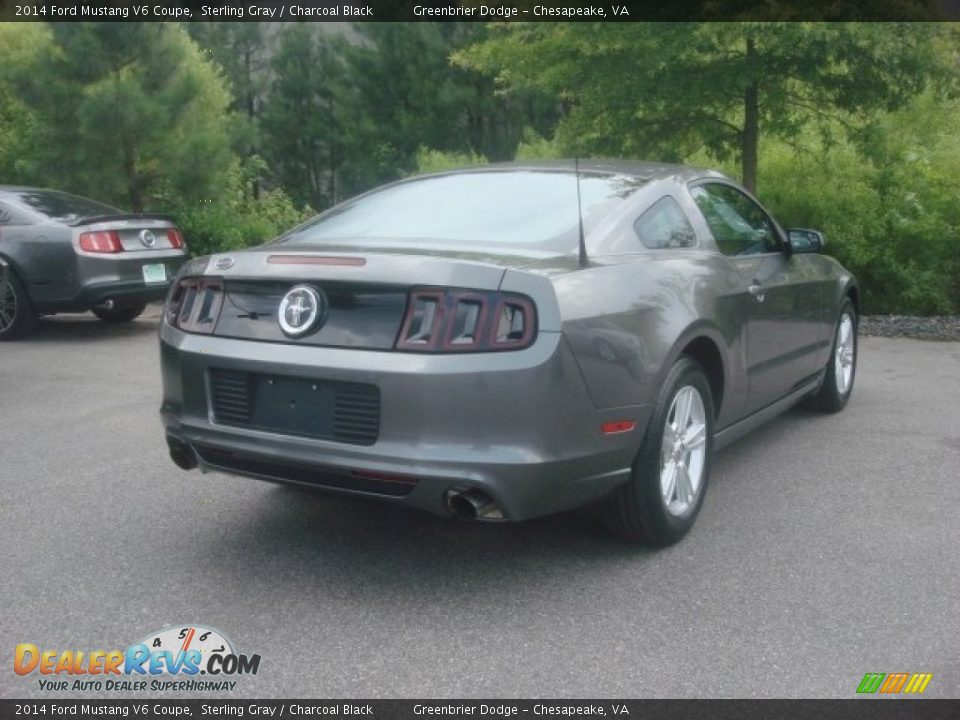 2014 Ford Mustang V6 Coupe Sterling Gray / Charcoal Black Photo #11
