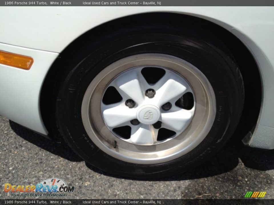 1986 Porsche 944 Turbo White / Black Photo #5